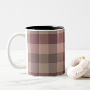 Taza Bicolor Plaid de blushwood