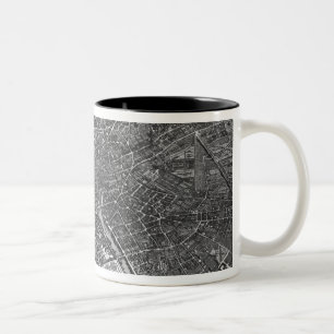 Taza Bicolor Plan de París, conocido como el 'Plan de Turgot'