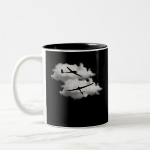 Taza Bicolor Planeador genial moscas de vela regalo