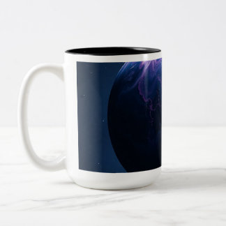Taza Bicolor Planeta Azul y Rosa