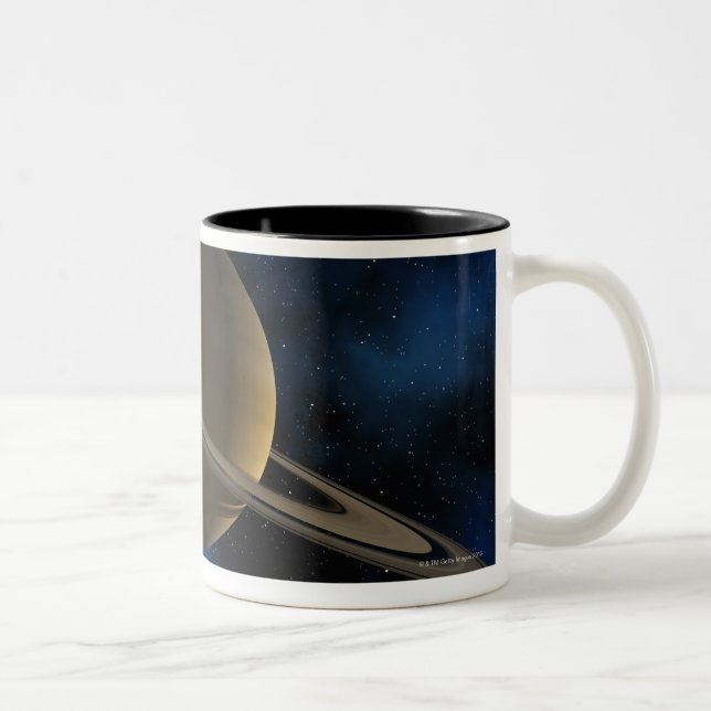 Taza Bicolor Planeta de Saturn (Derecha)