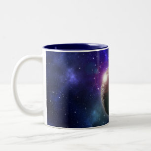 Taza Bicolor Planeta De Sueños,