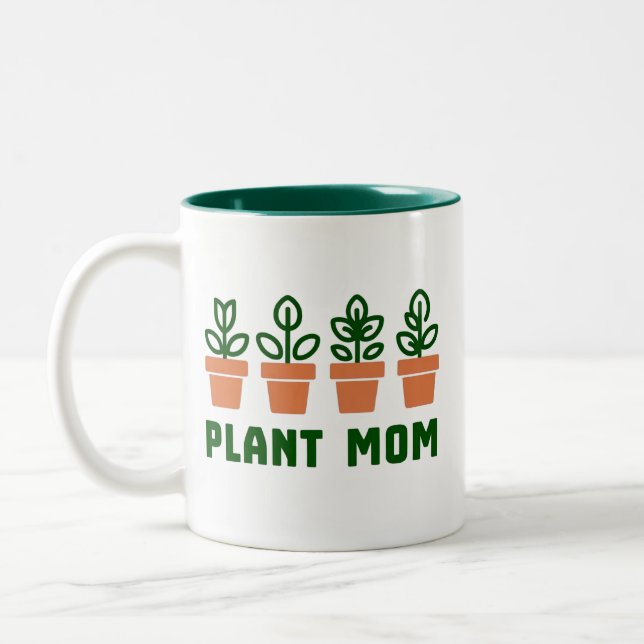 Taza Bicolor Plantar a mamá (Izquierda)