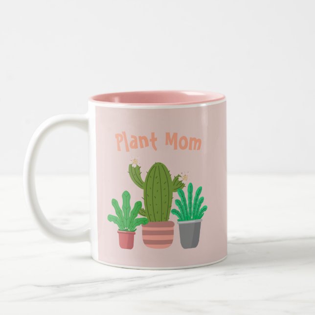 Taza Bicolor Plantar a mamá (Izquierda)