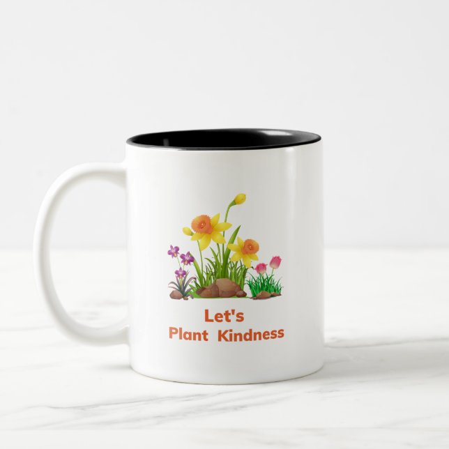 Taza Bicolor Plantemos amabilidad (Izquierda)