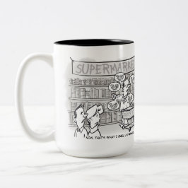 Taza Bicolor plantilla de asesor financiero