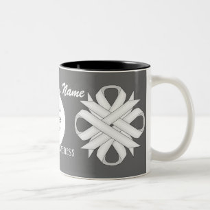 Taza Bicolor Plantilla de cinta blanca de cebo por Kenneth Yonc