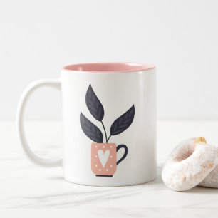 Taza Bicolor Plátano moderno