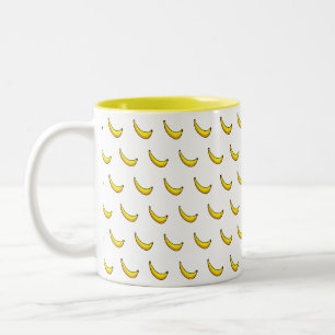 Taza Bicolor Plátanos