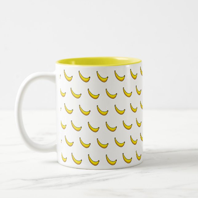 Taza Bicolor Plátanos (Izquierda)