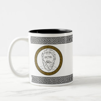 Taza Bicolor Platón elegante