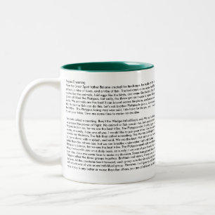 Taza Bicolor Platypus soñando con la historia de Dreamtime