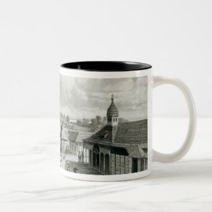 Taza Bicolor Plaza de San Carlos de Chiloe, 1835]