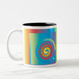 TAZA BICOLOR PLAZA ESPIRAL