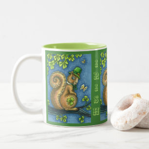 Taza Bicolor PLAZA LEPRECHAUN IRISH, ST. PATRICK'S DAY Lucky