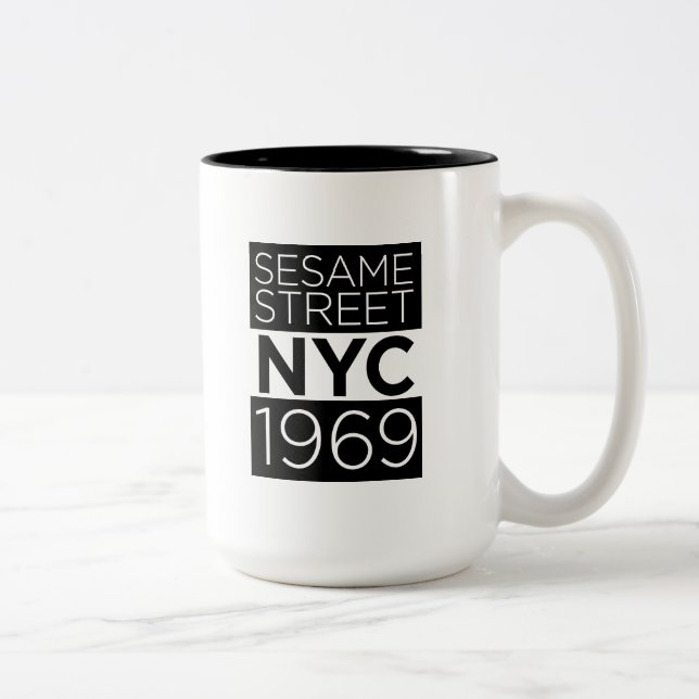 Taza Bicolor Plaza Sésamo NYC (Derecha)