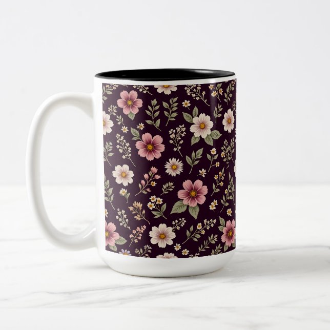 Taza Bicolor Plum Mug Romántico (Izquierda)