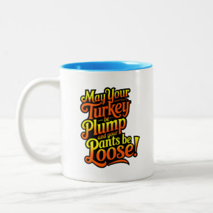 Taza Bicolor Plump Turquía, Personalizado agricultor Turquía, M