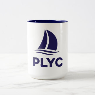 Taza Bicolor PLYC White Mug with Navy Interior 