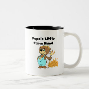 Taza Bicolor Pocas camisetas y regalos de la mano de la granja