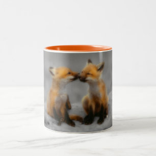 Taza Bicolor Poco amor del Fox