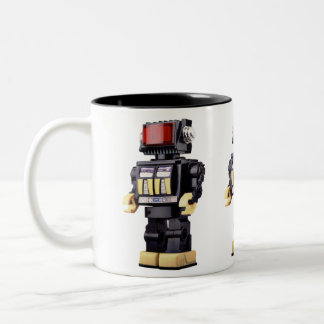 Taza Bicolor Poco robot x3