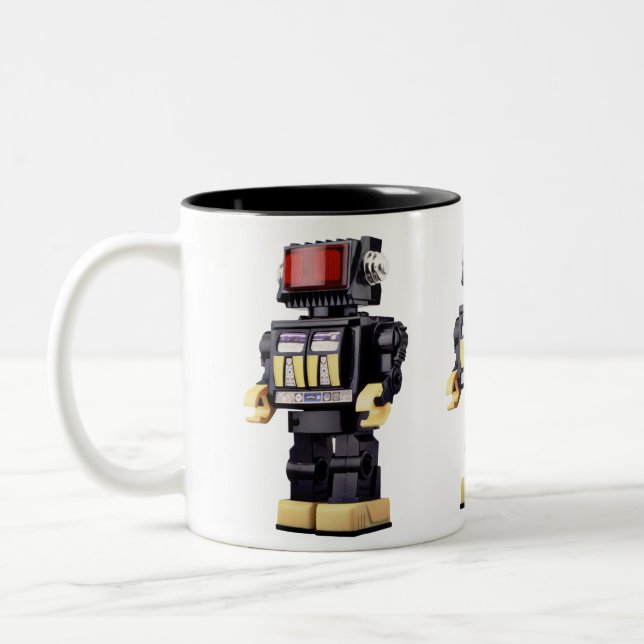 Taza Bicolor Poco robot x3 (Izquierda)