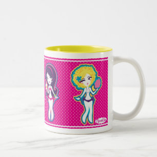 Taza Bicolor Pocos chicas del caramelo