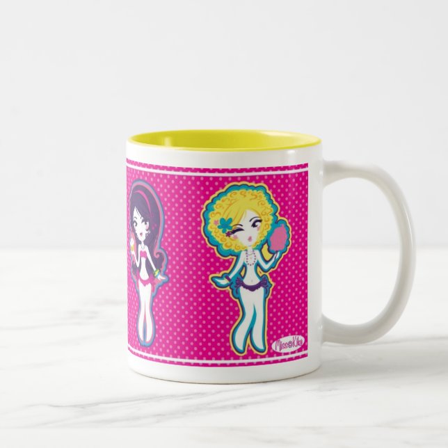 Taza Bicolor Pocos chicas del caramelo (Derecha)