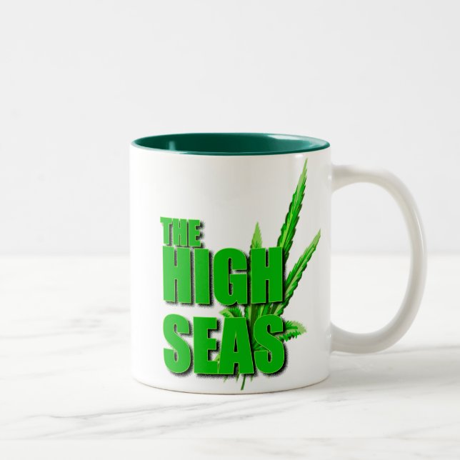 Taza Bicolor Podcast de alta mar (Derecha)