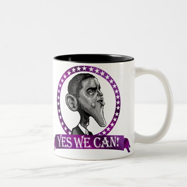 Taza Bicolor Podemos asaltar sí (Derecha)