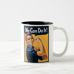 Taza Bicolor Podemos hacerlo anuncios de cosecha