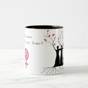 Taza Bicolor Poder de la mujer