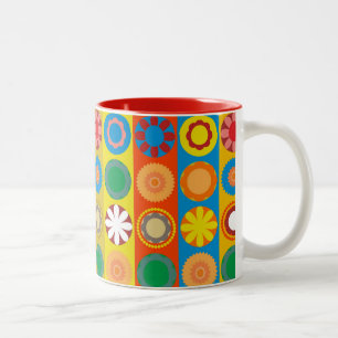 Taza Bicolor Poder de las Flores en Filas