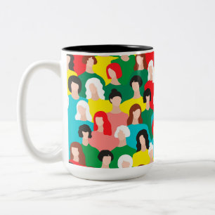 Taza Bicolor Poder femenino