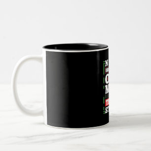 Taza Bicolor Poder Inversor De Un Viejo Que Comercializa Accion