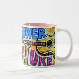 Taza Bicolor Poder para el café Uke Mug