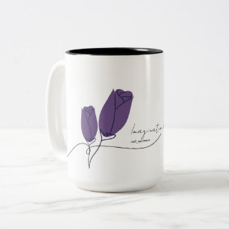 Taza Bicolor Poetry Mug