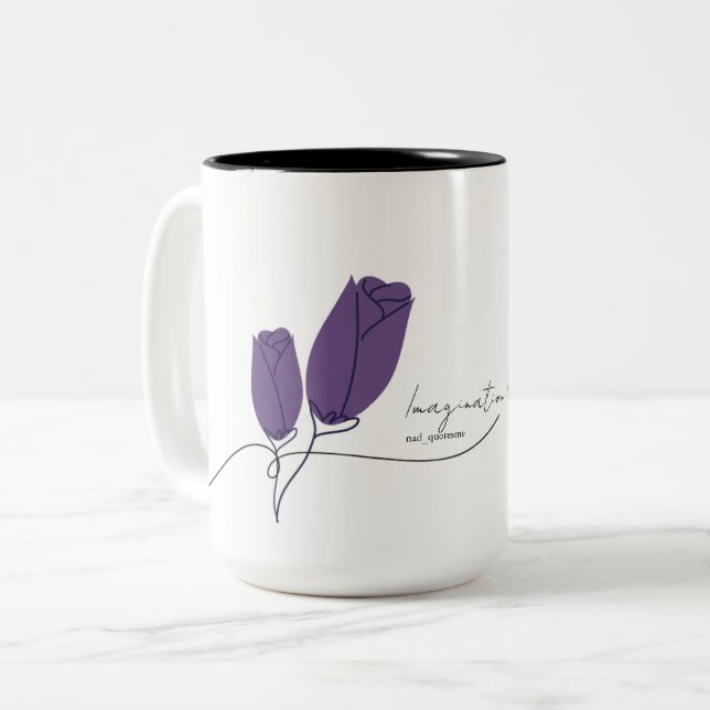 Taza Bicolor Poetry Mug (Anverso izquierdo)