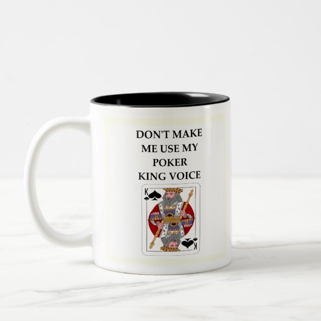 TAZA BICOLOR POKER (Izquierda)