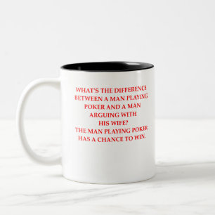 TAZA BICOLOR POKER