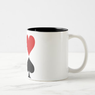 Taza Bicolor Póker