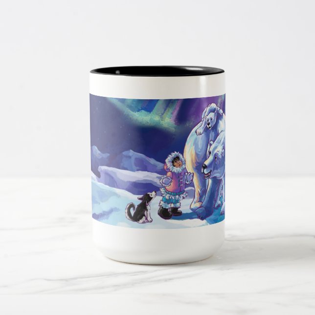 Taza Bicolor Polar Pals (Centro)