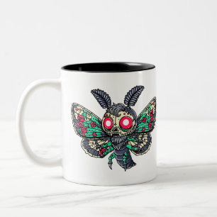 Taza Bicolor Polilla Gótica