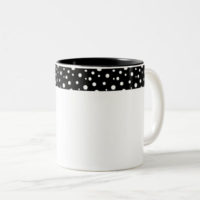 Taza Bicolor Polka Dots Coffee Mug (Anverso derecho)
