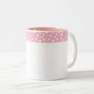 Taza Bicolor Polka Dots Coffee Mug