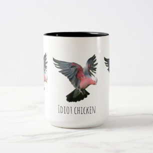 Taza Bicolor Pollito idiota