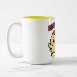 TAZA BICOLOR ¡POLLITO PLÁTANO MONADA!