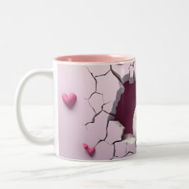 Taza Bicolor Pollo blanco