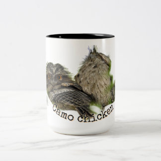 Taza Bicolor Pollo camuflado